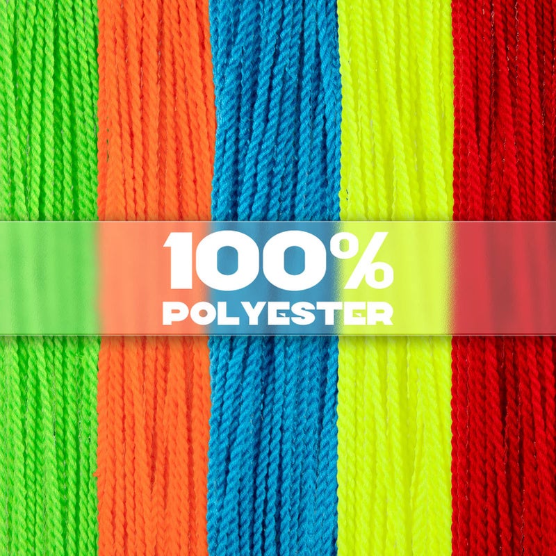 YOSTAR Yoyo Strings Professional 100% Polyester - Fits for Responsive and Non Responsive Yoyos -Yo yo Strings Pack of 50 (Red, Orange, Yellow, Blue, Green) (50pcs) - Image 3